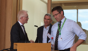 Rank Corbally, Guy Claessens and Barry Delany (DAFM) at the PO workshop on 13 June