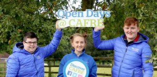 CAFRE students all set for Autumn Open Day
