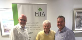 Left to Right; John Stanley, John Shannon (Inver GC & HTA Representative NI), Neil Cummings (HTA Member Support Manager)
