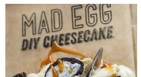 Mad Egg Diy cheesecake