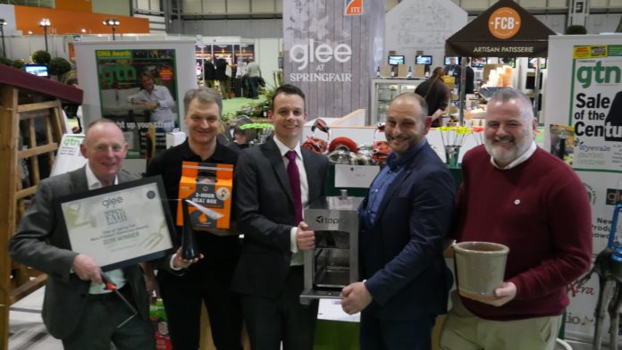 Glee at Spring Fair 2019 - New Product Showcase winners (Image credit - Garden Trade News)