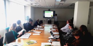Minister of State at the Department of Agriculture, Food and the Marine, Andrew Doyle T.D at the inaugural meeting of the new Organic Strategy Implementation Group in Agriculture House.
