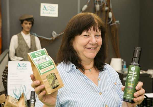 Rosaria Piseri, Algaran Seaweed, Glencolmcille, Co. Donegal at Bord Bia's Bloom Festival in the Phoenix Park Dublin. The annual showcase for the best of Irish horticulture and food runs for five days until Monday 3rd June 2019.