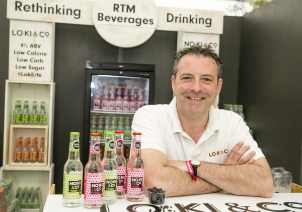 Stephen Dillon, NoKi & Co launched Ireland’s first alcohol-free pre- mixed Gin & Tonic flavoured drink at Bord Bia's Bloom 2019