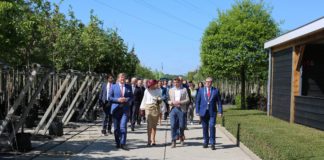 The Dutch royal couple visit Tree Centre Opheusden