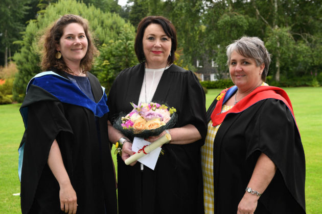 Budding success Congratulations Frances Norwood (Belfast), winner of the DAERA Prize presented to the top student on the Level 3 Diploma in Floristry programme pictured with Lori Hartman (Senior Lecturer, CAFRE) and Anne-Marie Grant (Lecturer) at the Greenmount Horticulture Awards Ceremony.