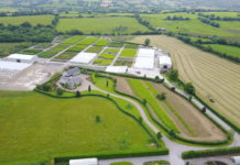 View from above of a nursery