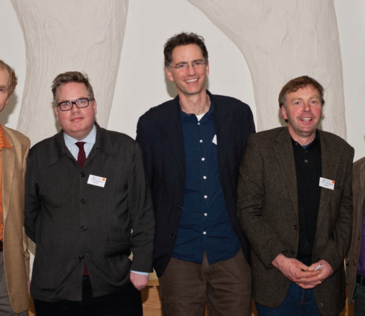 PICTURED: GLDA CHAIRMAN, GARY FORAN WITH SEMINAR SPEAKERS, TIM RICHARDSON, JAKE HOBSON, OLIVER SCHURMANN AND FEARGUS MCGARVEY. PHOTO: VINCENT MCMONAGLE