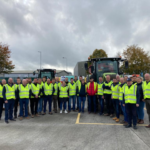 Pictured above are the first group of industry personnel trained through the Sustainable Fertiliser Use Training Programme. at their practical session in Tirlan, Castlecomer, Co Kilkenny.